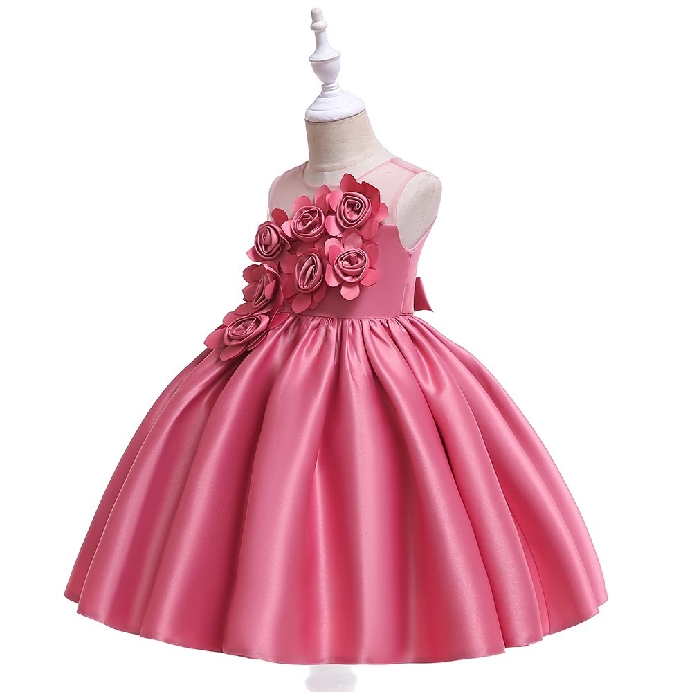 Fancy Embroidered Floral birthday dress - Picture 10 of 12